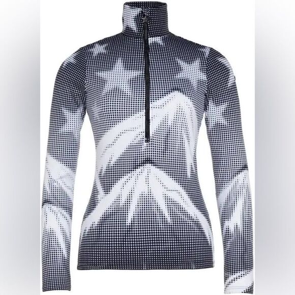 Goldbergh Famke Ski Pully Dotty Base layer Thermal NWT Size XS Black and White - Picture 1 of 7